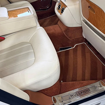detailing auto interior bentley mulsanne